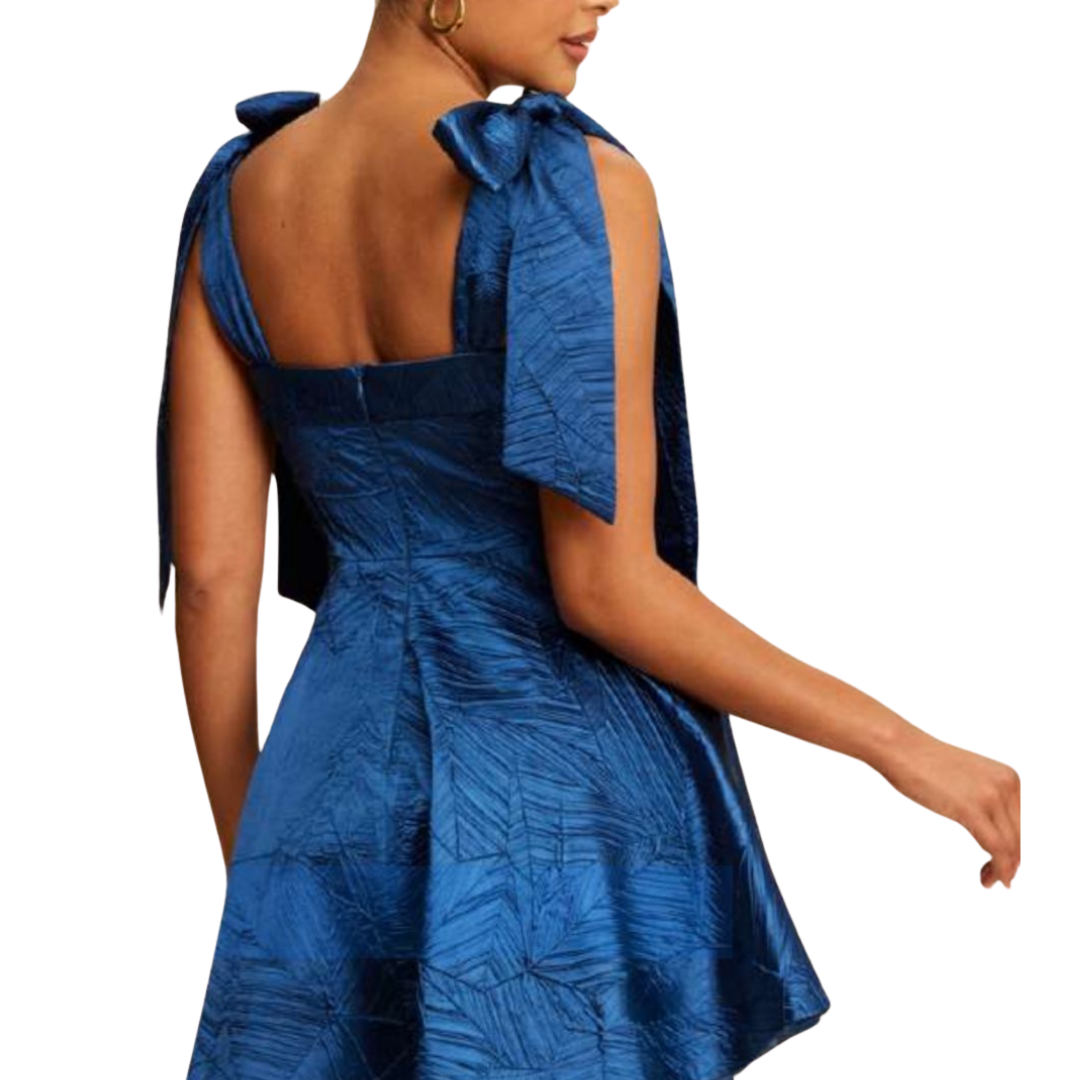 VESTIDO AZUL CORTO