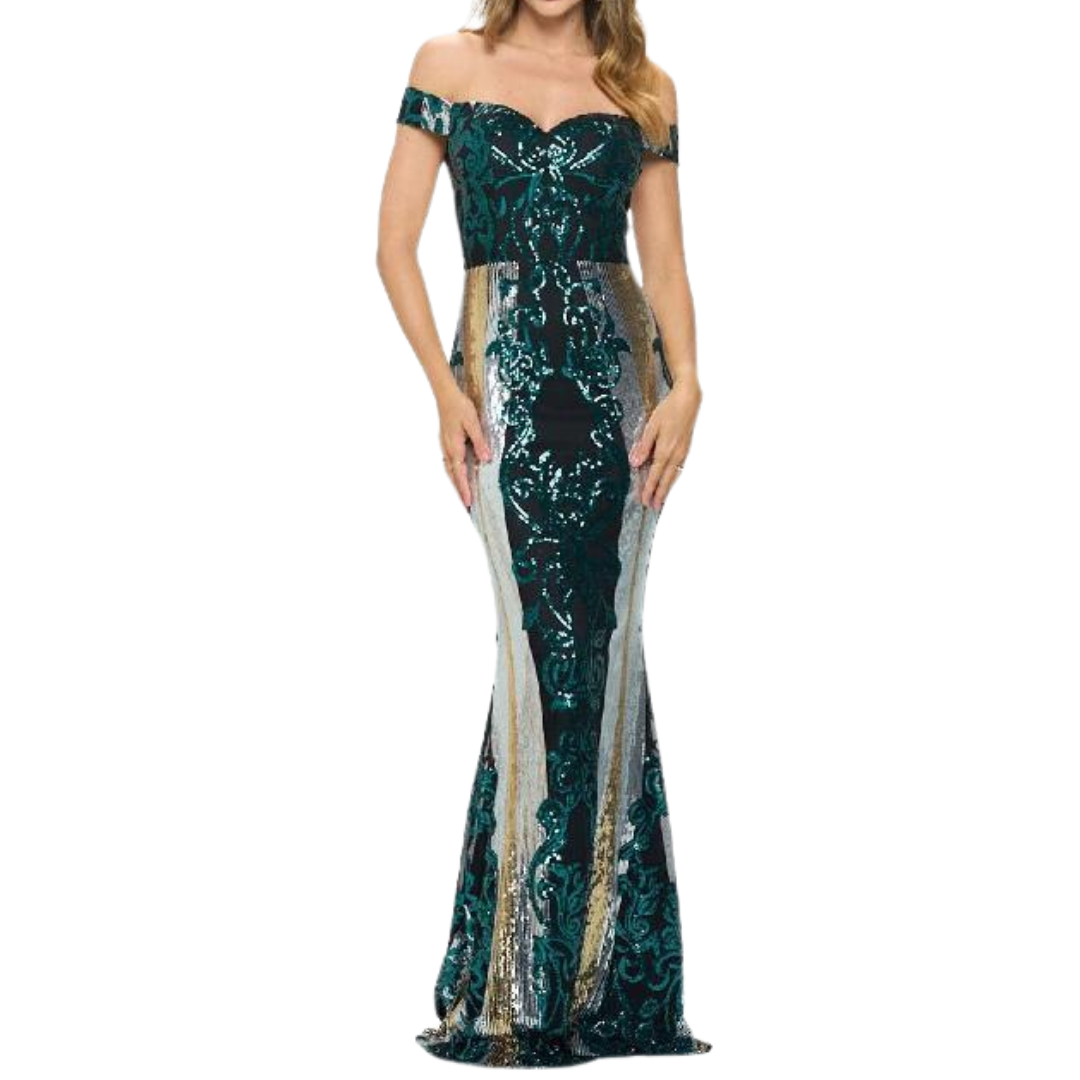 VESTIDO BRILLOS