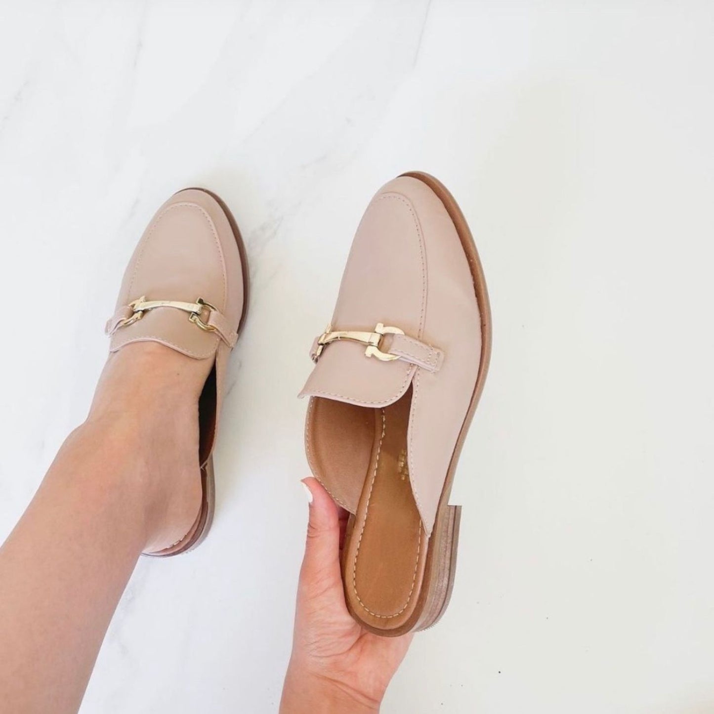 Neutral Chic Mules